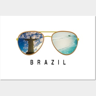 Brazil sunglasses Posters and Art